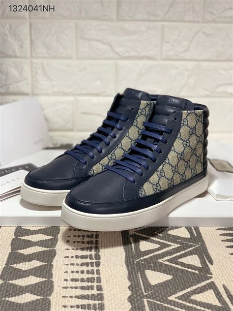 gucci sneaker blue|blue gucci sneaker men.